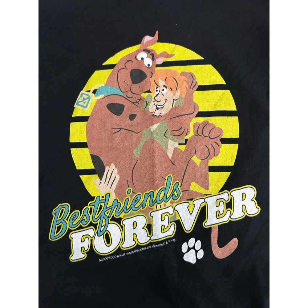 SCOOBY -DOO Graphic Tee NEW Unisex Black SS Cotton Size Youth XS